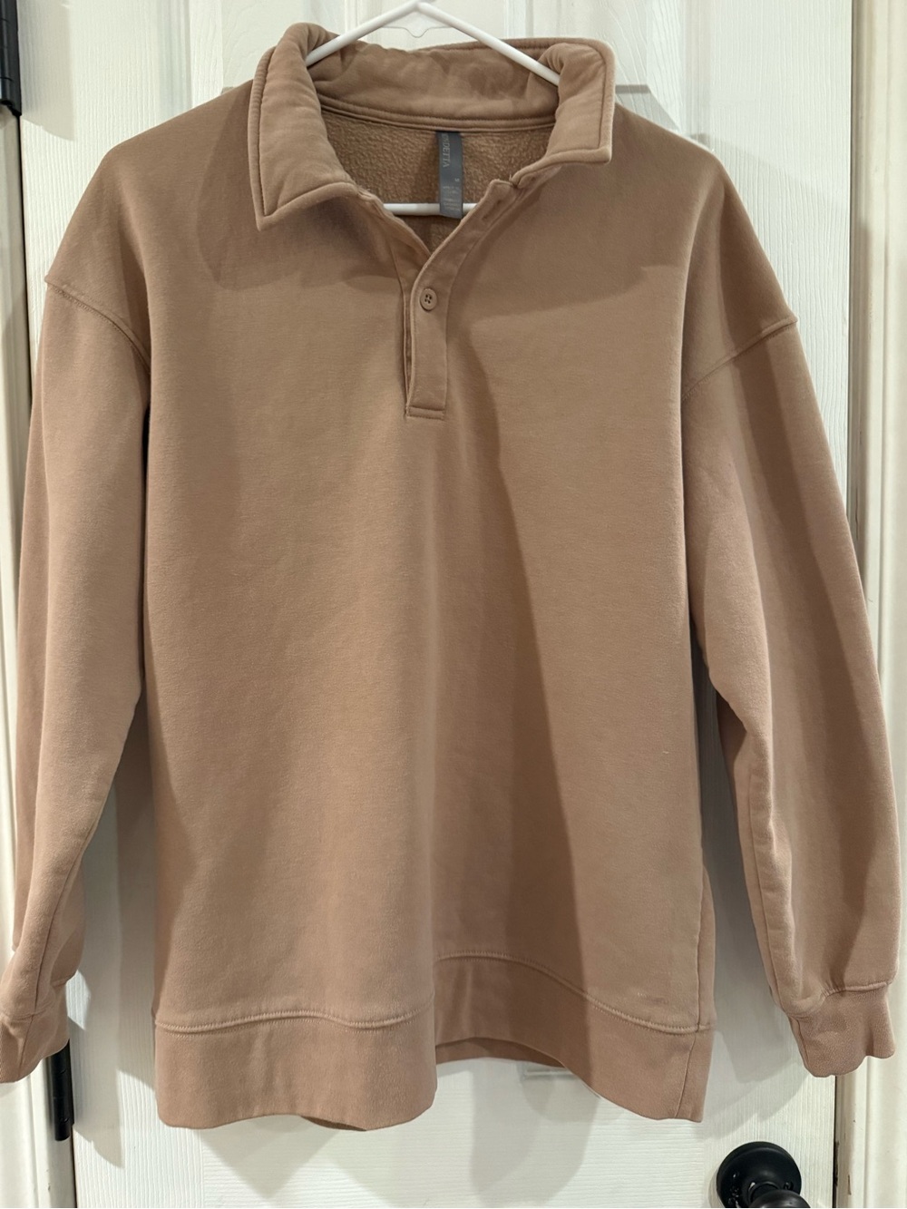 Mondetta Men's Pullover Sweatshirt in Tan